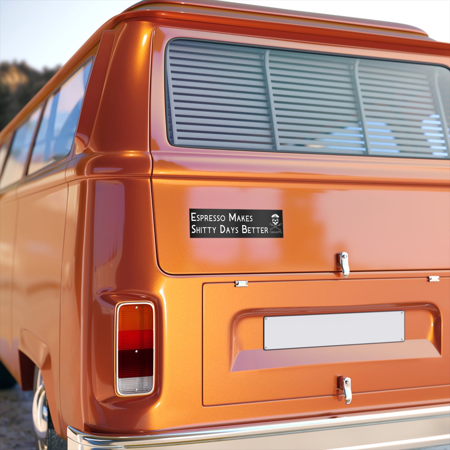 Espresso Makes Shitty Days Better Bumper Sticker