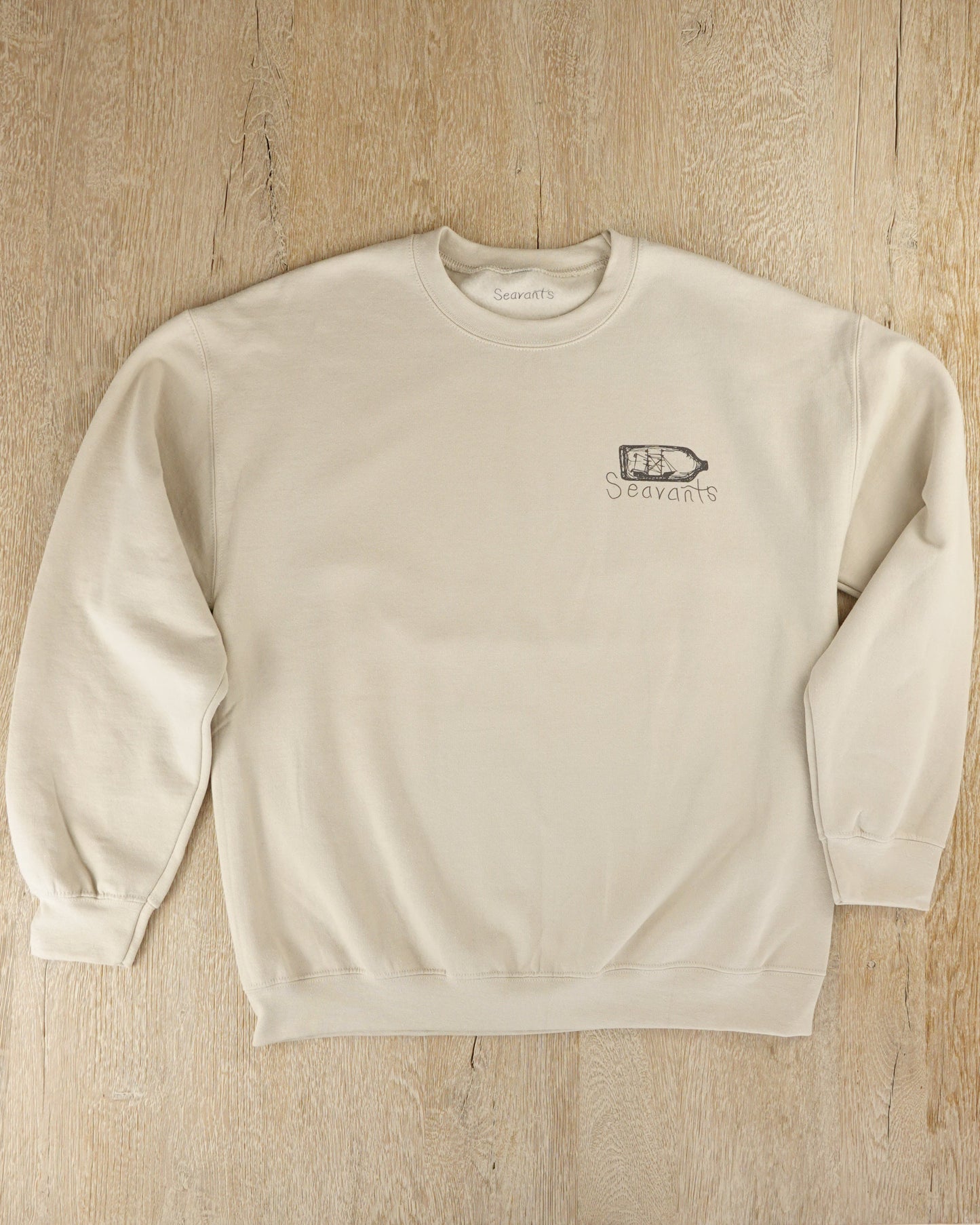 Ship in a Bottle Crewneck Sweatshirt