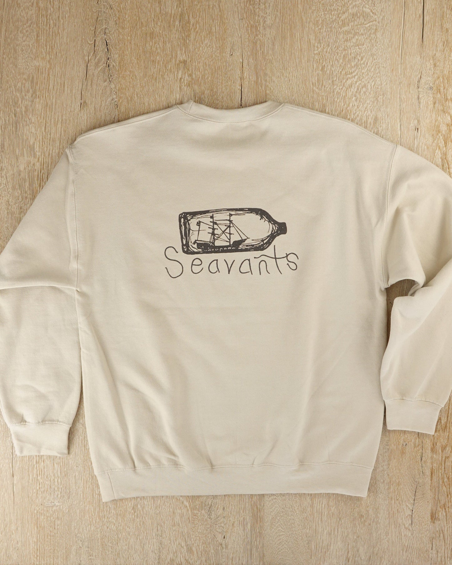 Ship in a Bottle Crewneck Sweatshirt