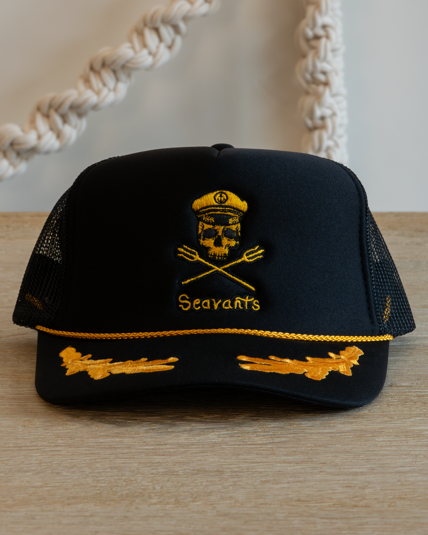 Embroidered Captains Hat