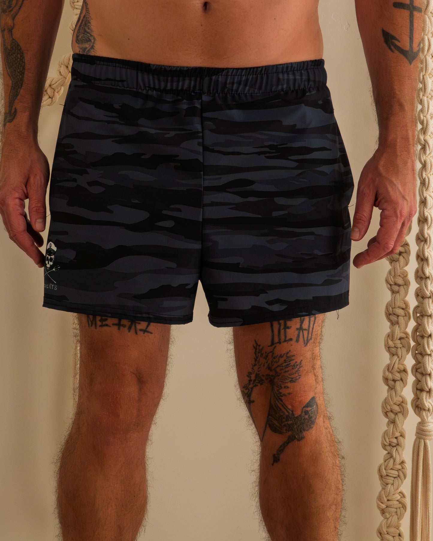 Tigershark Camo Workout Shorts